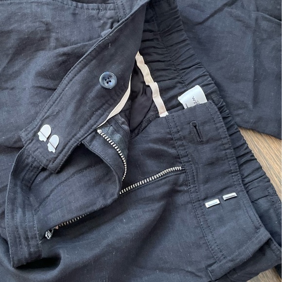 Aritzia Wilfred Kafka Belted Linen Cargo Pants High Rise Cropped - Picture 5 of 11